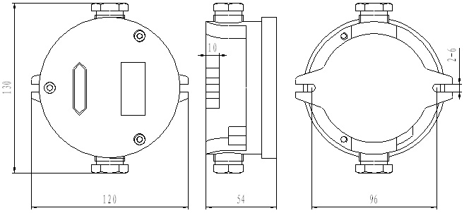 JDAS防爆安全栅外形圖